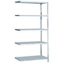 Quick-fix zinc-plated shelving add-on unit 2000x1000 depth: 300 mm