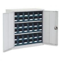 Budg lock bin cupb 1000hx915wx457mmd c/w 36 x sz 3 bins