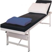 Black rest room couch