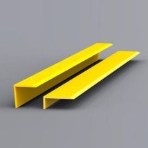 Edgegrip nosing strip 1000 x 55 x 55mm yellow