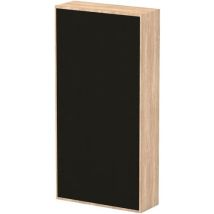 Acoustic bookcase baffle - 1516mm high - black fabric
