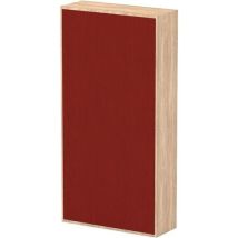 Acoustic bookcase baffle - 1516mm high - burgundy fabric