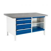 Bott - Cubio storage workbench lino top 840x1500x750mm