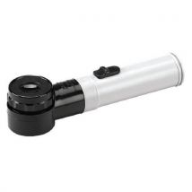 Illuminated magnifier with scale 1 0x magnification