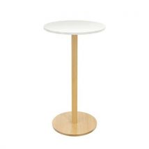 High bar table - woody - white/beech