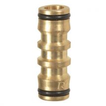 Multifunctional brass double male connector