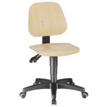 Workshop chair on castors seat h min: 44 cm seat h max: 62 cm