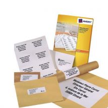 Box of 3300 square labels 70x26 copier corners