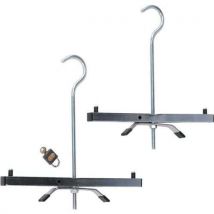 Ladder clamp accessory for attaching ladders to roof racks