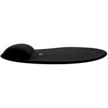 Ergo-design mouse mat with gel wrist rest - black - t'nb