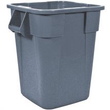 Grey Square Brute Containers 152 L Capacity by Rubbermaid