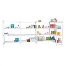 Clean Environment Shelving Starter Bay HxWxD 1800x1100x400mm by Cambro