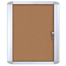 Indoor showcase aluminum 6f cork background