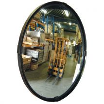 Black Industrial Acrylic Mirror 620mm Diameter