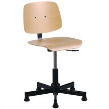 Workshop seat on wheels ass min h: 42 cm h ass max: 53 c