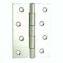 Steel hinge 100 x 67mm bright zinc plated