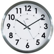 Stan stainless-steel clock diam. 25 cm