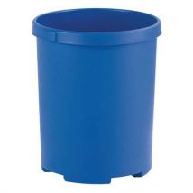 Round bin 50l blue