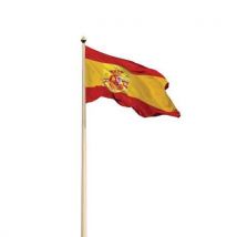 Spanish flag 100x150 cm with crest