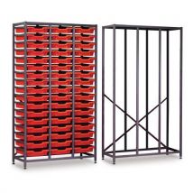 Gratnells treble column tall frame - welded runners no trays