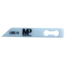 Ceramic deburring blade with no sharp edges. Tayac knife