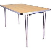 Contour plus folding table 1520 x 760mm teak