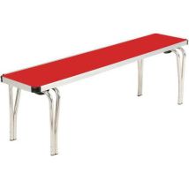 Contour stacking bench 1830 x 254mm red