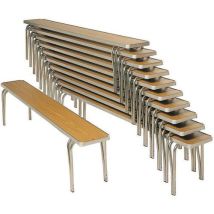 Economy stacking bench 1830 x 254mm oak