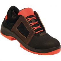 Safety shoes air lace t44 black/orange