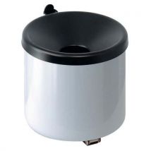 Fire-resistant wall-mounted ashtray 2 l white/black