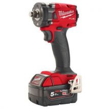 Compact 1/2 impact wrench 18 v 5 ah