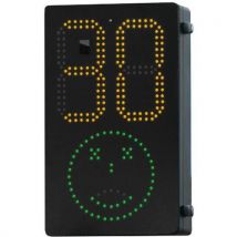 Led speed indictaor smiley sign - solar powered