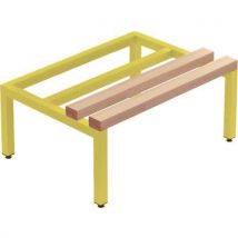 Yellow locker seat/stand 450mm wide