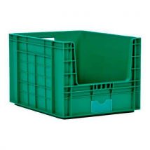 Green Stackable Storage Container HxWxD 400x500x600mm