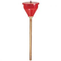 Safety drum funnel diameter 273 red - flame arrester 82 cm