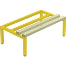Yellow locker seat/stand 600mm wide