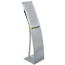 Brochure display stand height: 132 cm width: 32 cm