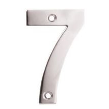 Altro 100mm numeral 7 satin stainless steel