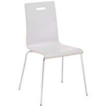 White nonslip bistro chair