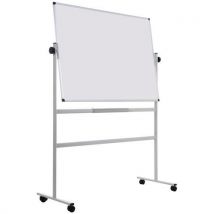 Revolving mobile whiteboard 120x90 white