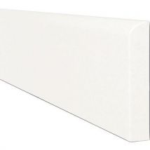 White traffic-line wall protection profile 150 x 20mm