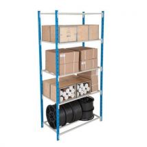 Grey Medium Duty Tubular Starter Shelving 2000x1250x300mm