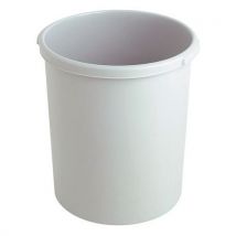 Plastic Bin - 30L Grey Plastic - Indoor & Office Use - Medium Capacity