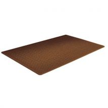 Mat with rubber border brown 120x180x1.3 cm