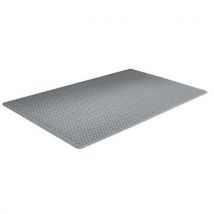 Mat with rubber border grey 120x180x1.3 cm