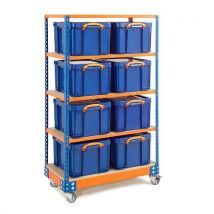 Mobile really useful bay 1700h x1220w x 455d & 12 x 35l