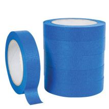 50m x Rolls of Blue UV Resistant Masking Tape 48mm Pack of 6 by Directa