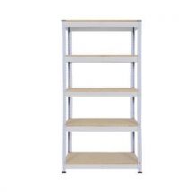 Rapid1 hd 1980hx915wx610d grey 5 chipboard shelves