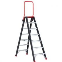 Dual-access stepladder number of steps: 2x7