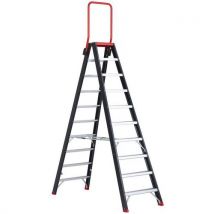 Dual-access stepladder number of steps: 2x10